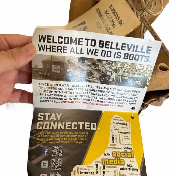 NEW Belleville 298-106 Goretex ICWR Cold Weather Combat Boots Mens Size 10 W - Picture 7 of 14